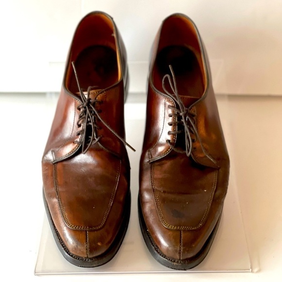 Allen Edmonds Men\'s Leather Oxford Delray Blucher Derby Lace Up Dress Shoe Sz 9A main image 9